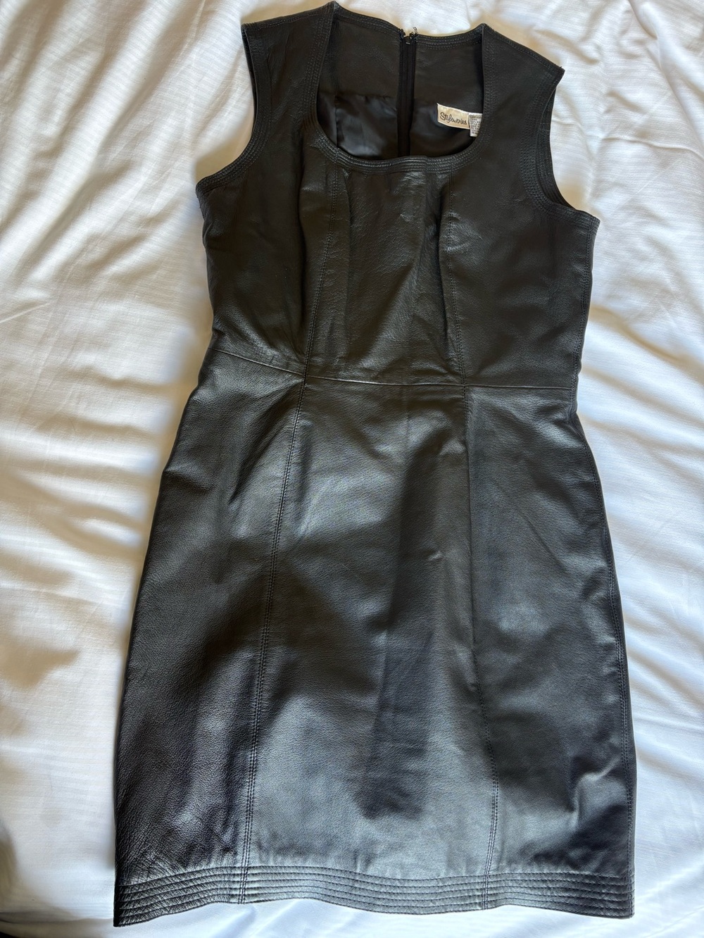 Vintage StyleWorks Genuine Leather Dress - Y2K
